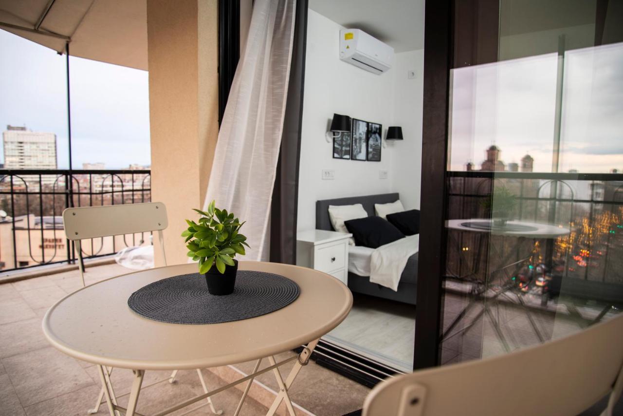 Rooftop Terrace Appartamento Belgrado Esterno foto