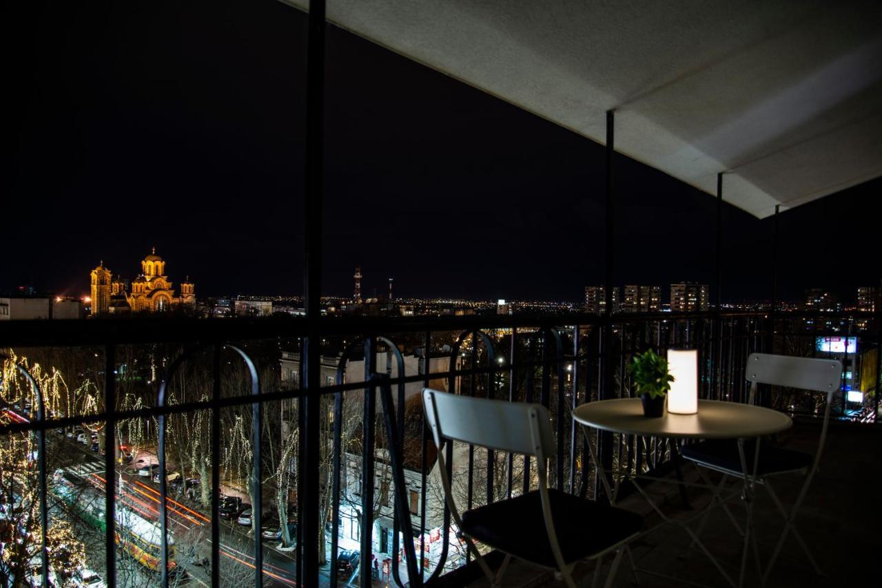 Rooftop Terrace Appartamento Belgrado Esterno foto