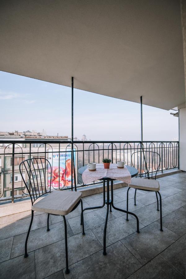 Rooftop Terrace Appartamento Belgrado Esterno foto
